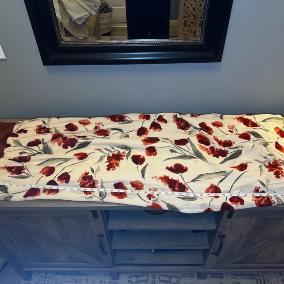 Reformation Maribelle Strapless Cream Chiffon Fabric - Picture 4 of 13